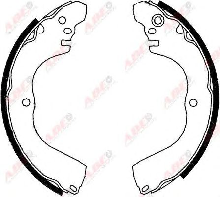 Тормозные колодки ABE C05064ABE