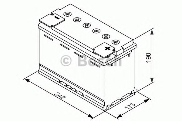 Аккумулятор BOSCH 0 092 S60 050 S6