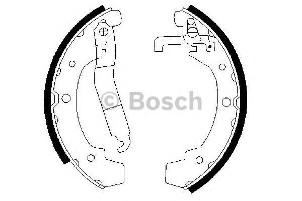 Гальмівні колодки BOSCH 0 986 487 318