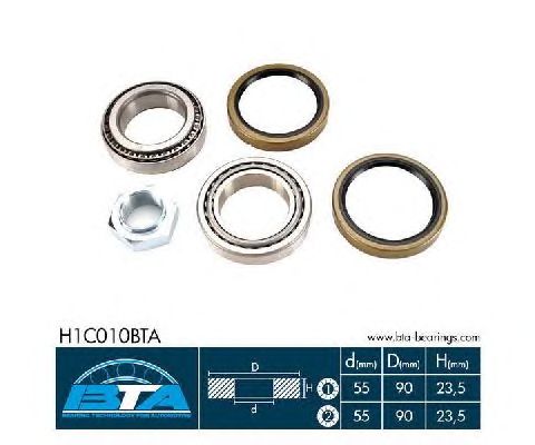 Підшипник маточини BTA H1C010BTA