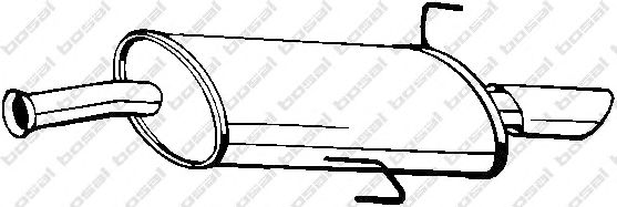 Глушитель BOSAL 105-105