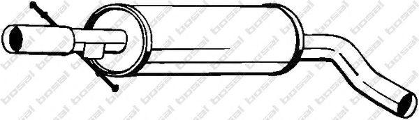 Резонатор BOSAL 105-111