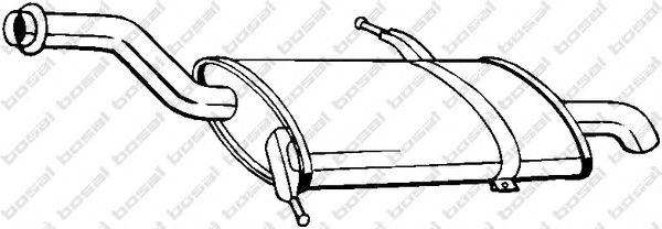 Глушитель BOSAL 135-081