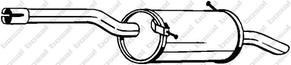 Глушитель BOSAL 135-103