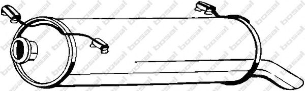 Глушник BOSAL 135-697