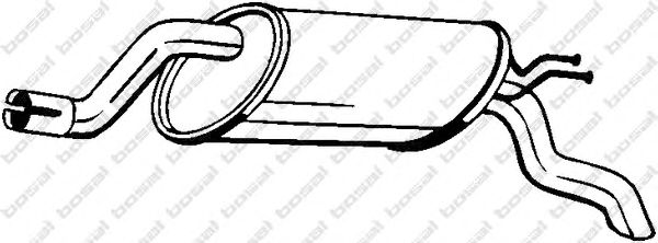Глушитель BOSAL 148-195