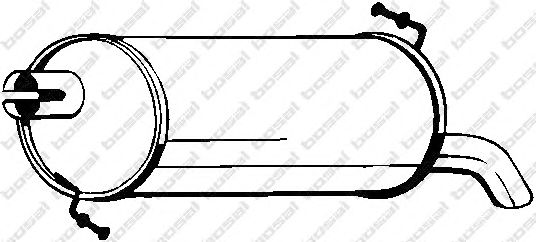 Глушитель BOSAL 233-509