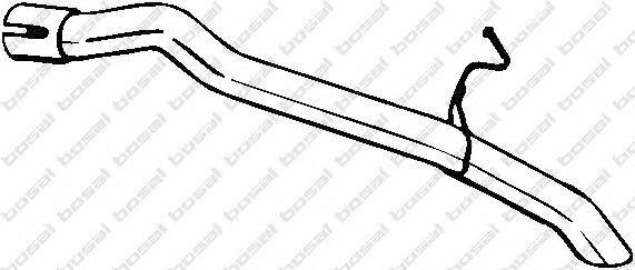 Труба выхлопного газа BOSAL 750-195