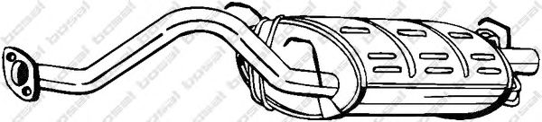 Глушитель BOSAL 163-349