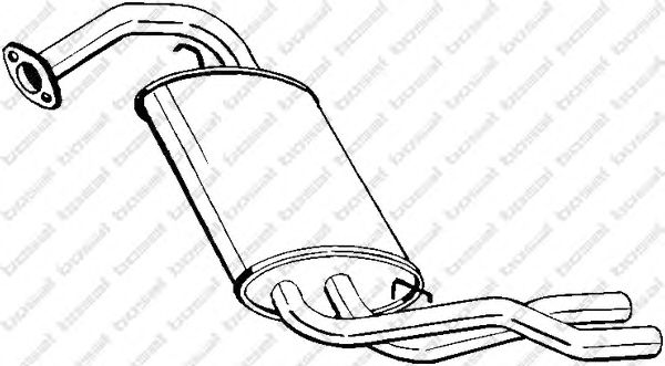 Глушитель BOSAL 163-381