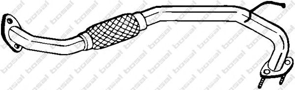 Труба выхлопного газа BOSAL 823-771
