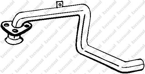 Труба выхлопного газа BOSAL 780-885