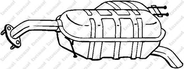 Глушитель BOSAL 169-041
