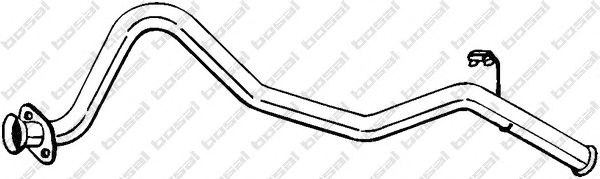 Труба вихлопного газу BOSAL 851-137