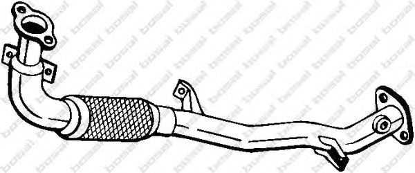 Труба выхлопного газа BOSAL 850-153