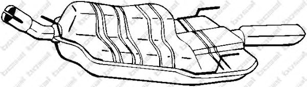 Глушитель BOSAL 185-271