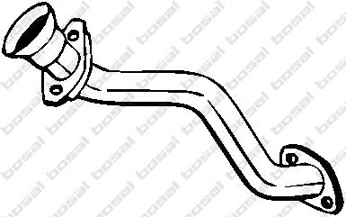 Труба выхлопного газа BOSAL 751-363