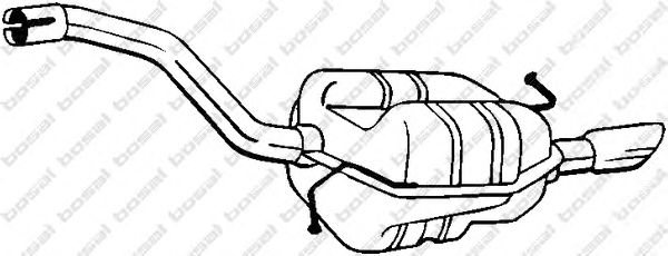 Глушитель BOSAL 233-159