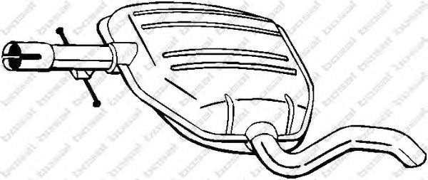 Резонатор BOSAL 233-245