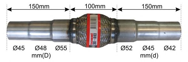 Гофра випускної системи BOSAL 265-003