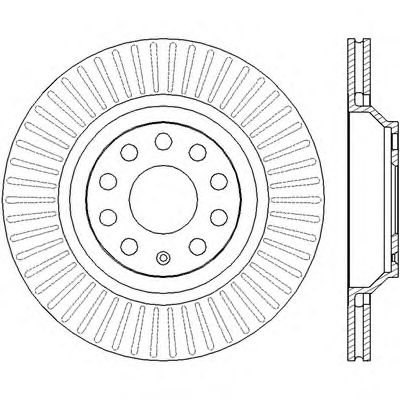 Тормозной диск BENDIX 562432B
