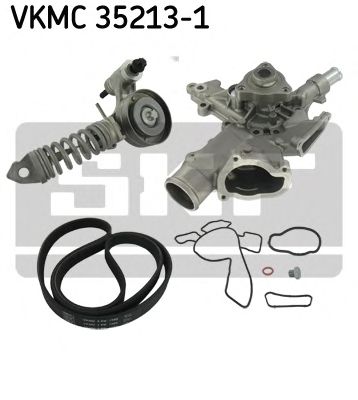 Водяной насос + комплект ручейковых ремней SKF VKMC 35213-1