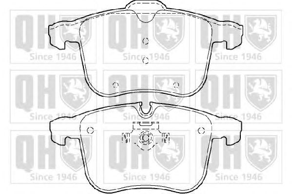 Тормозные колодки QUINTON HAZELL BP1392