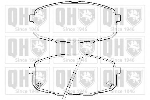 Тормозные колодки QUINTON HAZELL BP1447