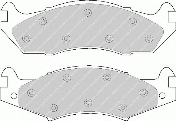 Тормозные колодки FERODO FDB920