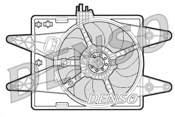 Вентилятор охлаждения DENSO DER09022