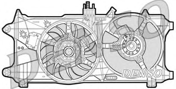 Вентилятор охлаждения DENSO DER09026