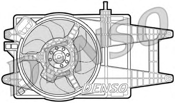 Вентилятор охлаждения DENSO DER09042