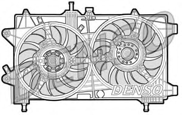 Вентилятор охлаждения DENSO DER09043