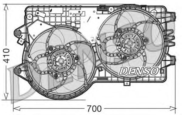 Вентилятор охлаждения DENSO DER09067