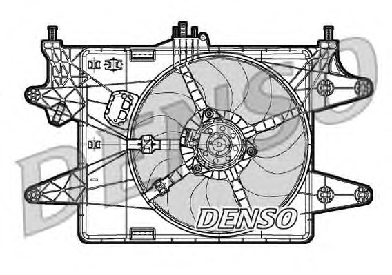 Вентилятор охлаждения DENSO DER09081
