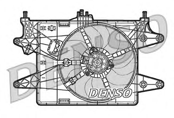 Вентилятор охлаждения DENSO DER09082