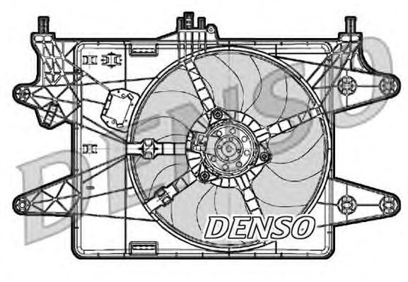 Вентилятор охлаждения DENSO DER09083