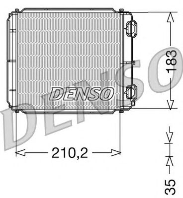 Радіатор опалення DENSO DRR23018