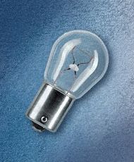 Лампа накаливания OSRAM 7506 (указатель поворота, сигнал торможения, освещение номерного знака, задняя противотуманная фара, фара заднего хода, внутреннее освещение, фонарь установленный в двери, освещение багажника, подкапотная лампа, стояночные огни, га