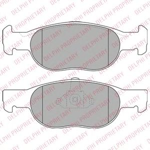 Тормозные колодки DELPHI LP1474