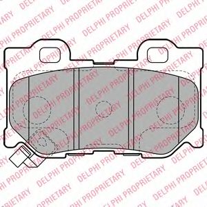 Тормозные колодки DELPHI LP2157