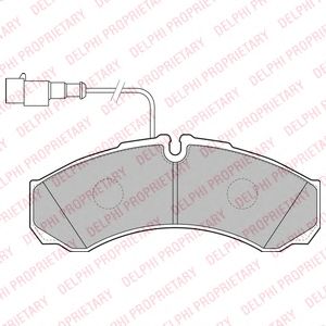 Тормозные колодки DELPHI LP2185