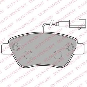 Тормозные колодки DELPHI LP2230