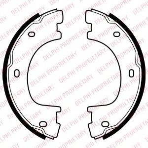 Тормозные колодки ручника DELPHI LS2054