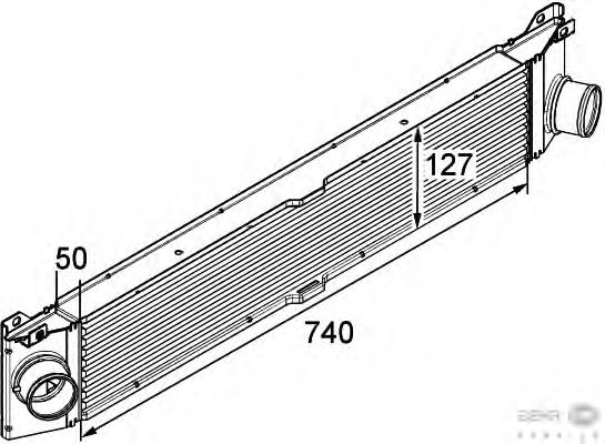 Интеркулер HELLA 8ML 376 746-011