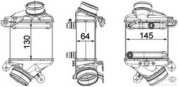 Интеркулер HELLA 8ML 376 746-441