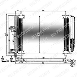 Радиатор кондиционера DELPHI TSP0225537