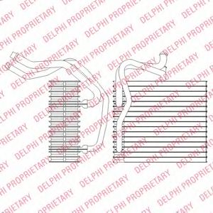 Испаритель кондиционера DELPHI TSP0525198