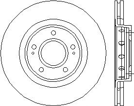 Тормозной диск HELLA 8DD 355 111-571 PRO