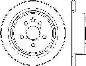 Тормозной диск HELLA 8DD 355 112-881